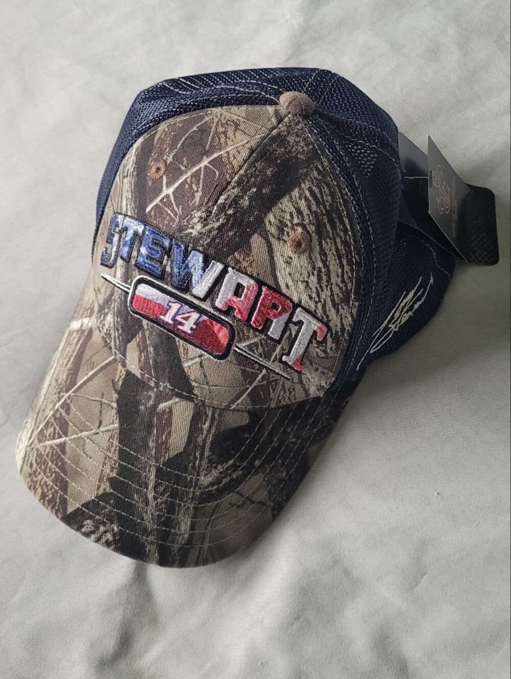 Realtree Camo #14 Tony Stewart Nascar Cap